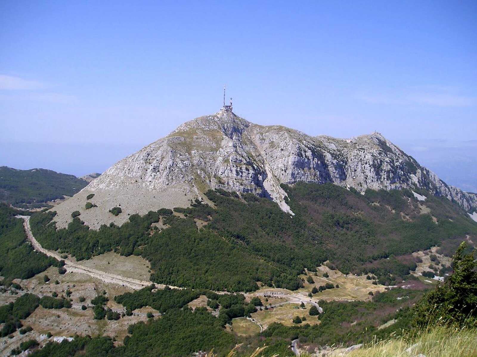 Lovćen 国家公园全景